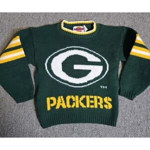 VTG NFL KIDS Green Bay Packers Sweater Size M 5/6
